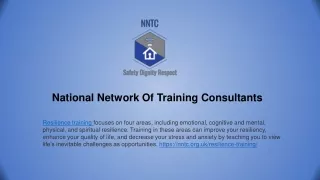 national network of training consultants