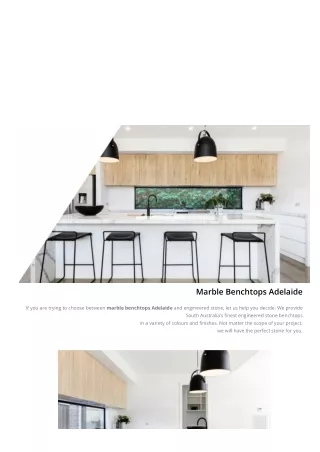 marble benchtops adelaide