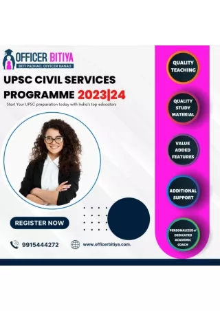 Best IAS Coaching In Chandigarh Officer Bitiya