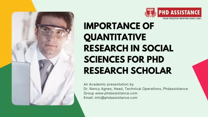 importance of quantitative research in social