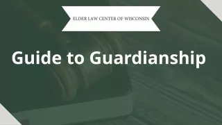 guide to guardianship