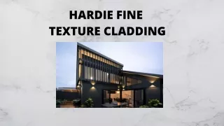 hardie fine texture cladding