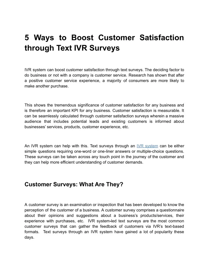 5 ways to boost customer satisfaction through