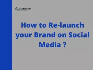 how to re launch your brand on social media