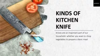 kinds of kitchen knife