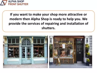 if you want to make your shop more attractive