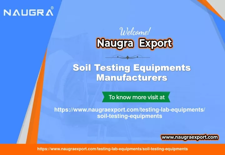 soil testing equipments manufacturers