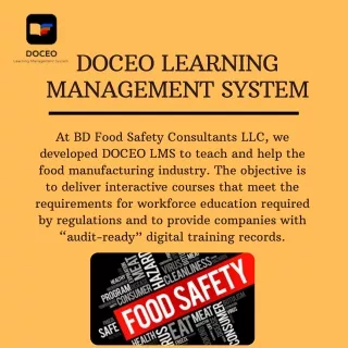 Food Safety Online Training System