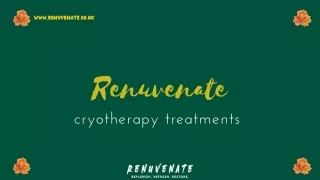 Cryotherapy Treatments in Bromley