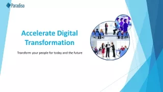 accelerate digital transformation
