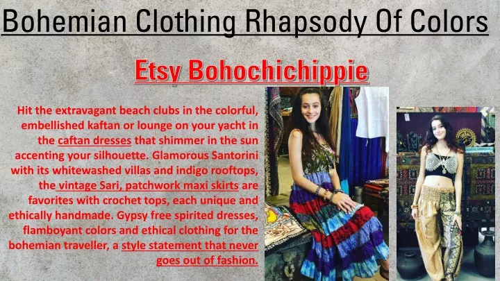 bohemian clothing rhapsody of colors