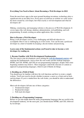 everything you need to know about becoming