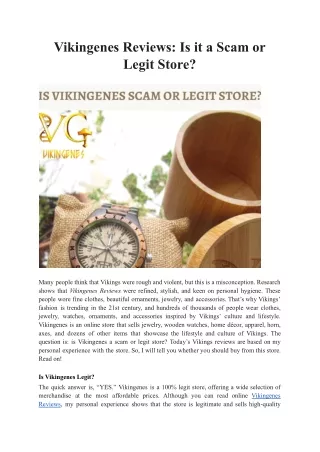 vikingenes reviews is it a scam or legit store