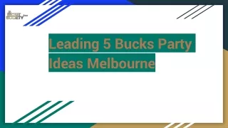 leading 5 bucks party ideas melbourne