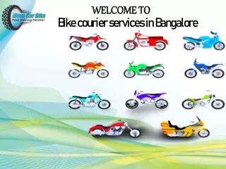 Bike courier services in Bangalore, Bike carriers services in Bangalore