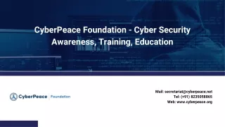 cyberpeace foundation cyber security awareness