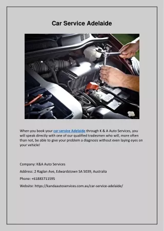 car service adelaide