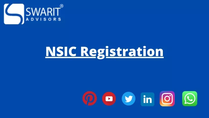 nsic registration