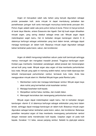 Minyak Argan Original Jakarta WA/CALL 0811 197 173