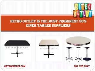 Retro Outlet is the most prominent 50'S DINER TABLES SUPPLIERS