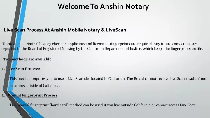 welcome to anshin notary