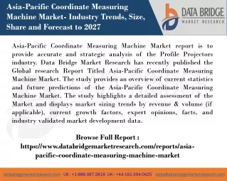 asia pacific coordinate measuring machine market