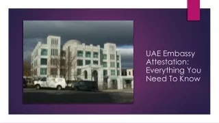 UAE Embassy Attestation Everything You Need To Know​