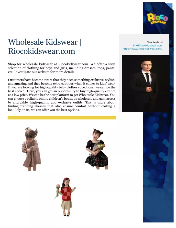 wholesale kidswear riocokidswear com