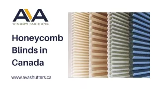 Honeycomb Blinds in Canada