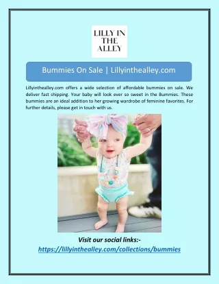 bummies on sale lillyinthealley com