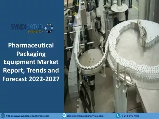 pharmaceutical packaging equipment market report