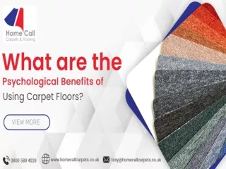What are the Psychological Benefits of Using Carpet Floors