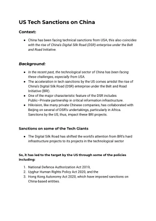 us tech sanctions on china
