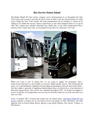 bus service staten island