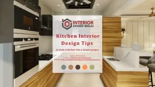 kitchen interior design tips