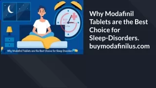 Why Modafinil Tablets are the Best Choice for Sleep-Disorders.