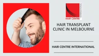 Hair Transplant Clinic in Melbourne