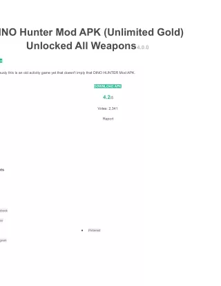 ino hunter mod apk unlimited gold unlocked