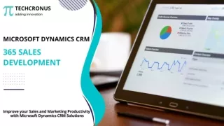 Microsoft Dynamics CRM 365 Sales Development