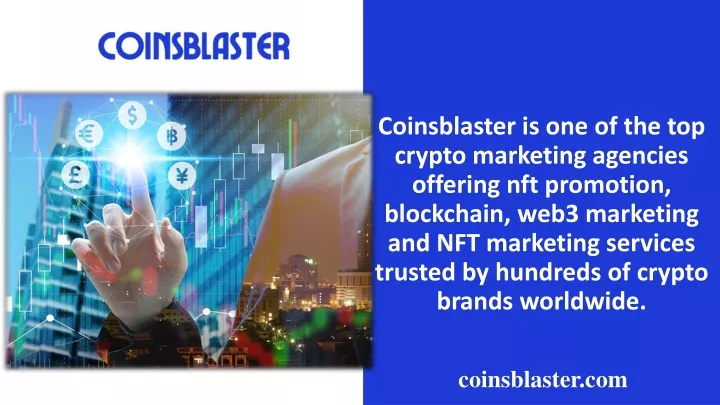 coinsblaster is one of the top crypto marketing