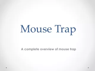 m ouse trap