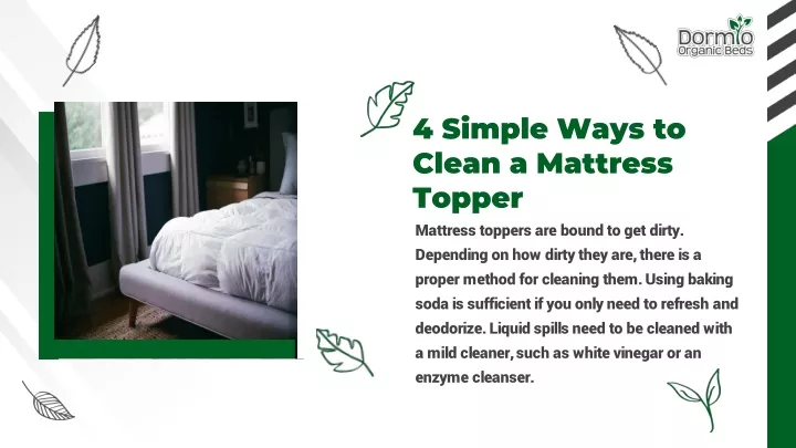 4 simple ways to clean a mattress topper