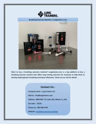 breathing exercises machine lungtrainers com