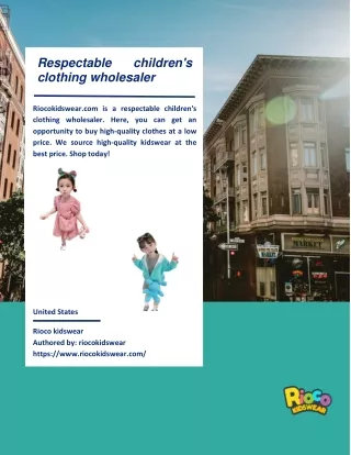 respectable clothing wholesaler