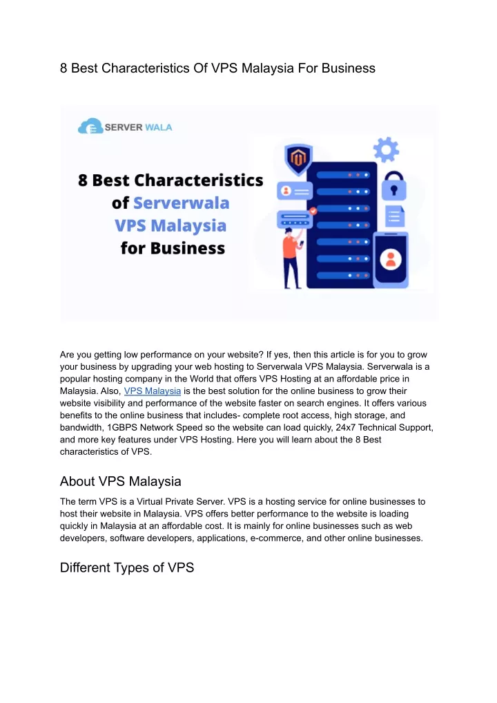 8 best characteristics of vps malaysia