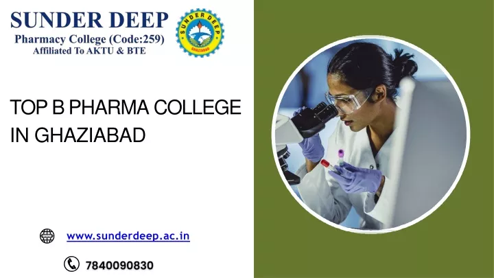 top b pharma college in ghaziabad