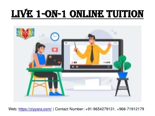 live 1 on 1 online tuition