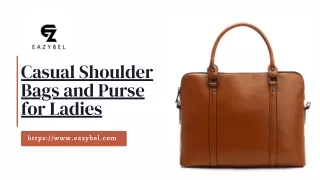 casual shoulder bags and purse for ladies
