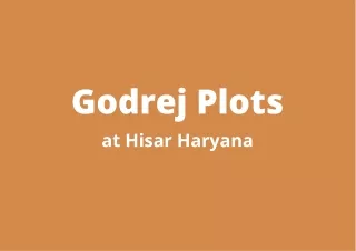 godrej plots at hisar haryana