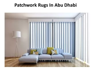Patchwork Rugs In Abu Dhabi